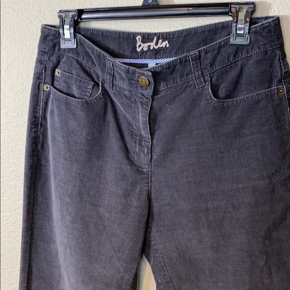 Boden Corded Straight Jeans Graphite Gray - Picture 6 of 14